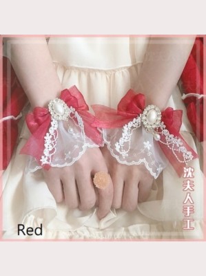Handmade Bowknot Sweet Lolita Wrist Cuffs (SL16)